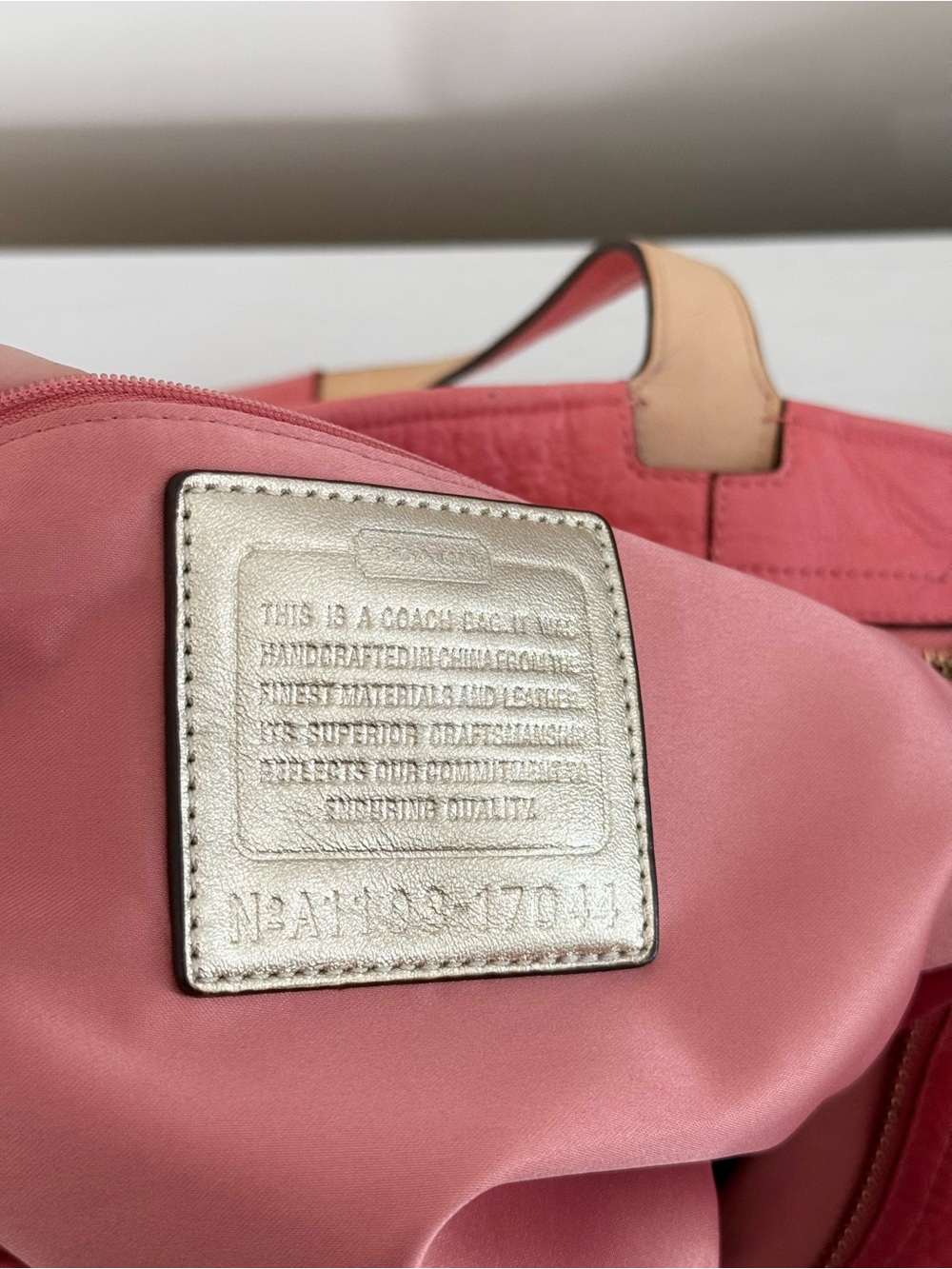 Coach Audrey Signature Op Art Leigh Tote Bag - Picture 11 of 14